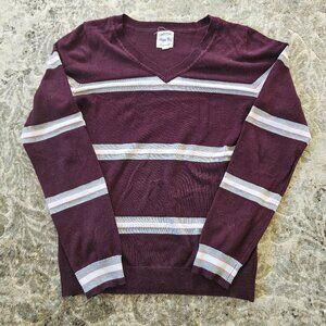 Hippie Rose Purple Striped Sweater